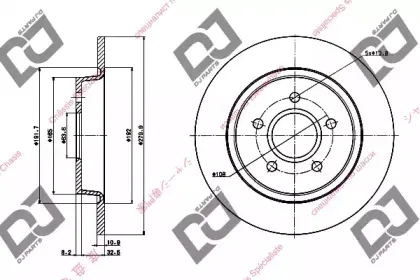 Тормозной диск DJ PARTS купить